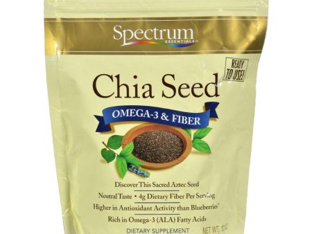 Spectrum Essentials Chia Seed Omega-3 And Fiber - 12 Oz Sale