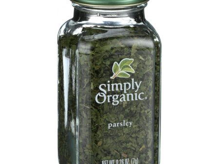 Simply Organic Parsley Leaf - Organic - .26 Oz Sale