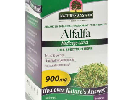 Nature s Answer Alfalfa Leaf - 90 Ct Sale