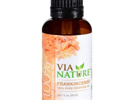 Via Nature Essential Oil - 100 Percent Pure - Frankincense - 1 Fl Oz Online Sale