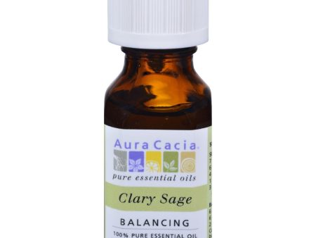 Aura Cacia Essential Oil Clary Sage - 0.5 Fl Oz Online Sale