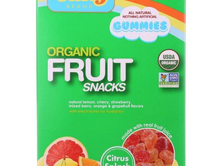 Tasty Brand Fruit Snacks - Organic - Citrus Splash - 4 Oz - Case Of 6 Sale