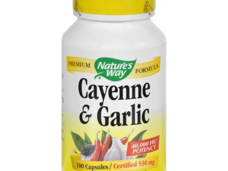 Nature s Way Cayenne And Garlic - 100 Capsules on Sale