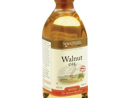 Spectrum Naturals Refined Walnut Oil - Case Of 12 - 16 Fl Oz. Online now