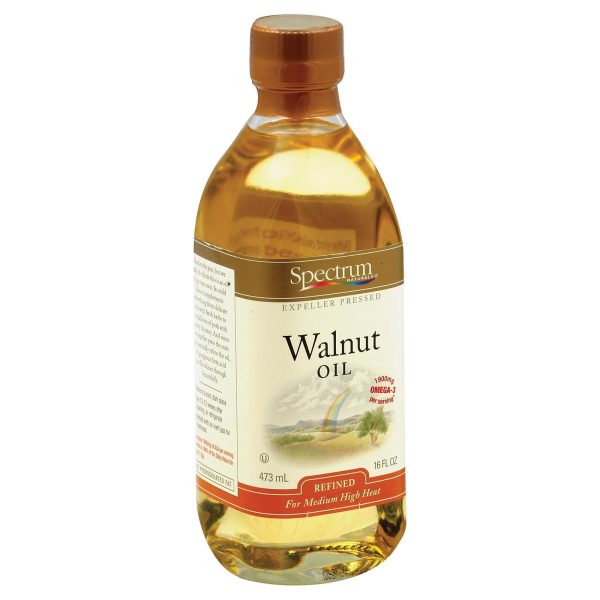 Spectrum Naturals Refined Walnut Oil - Case Of 12 - 16 Fl Oz. Online now