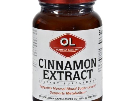 Olympian Labs Cinnamon Extract - 500 Mg - 60 Capsules Sale