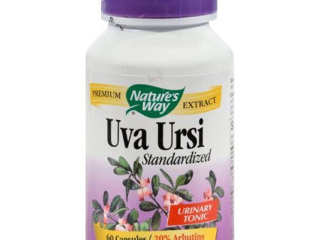 Nature s Way Uva Ursi Standardized - 60 Capsules on Sale