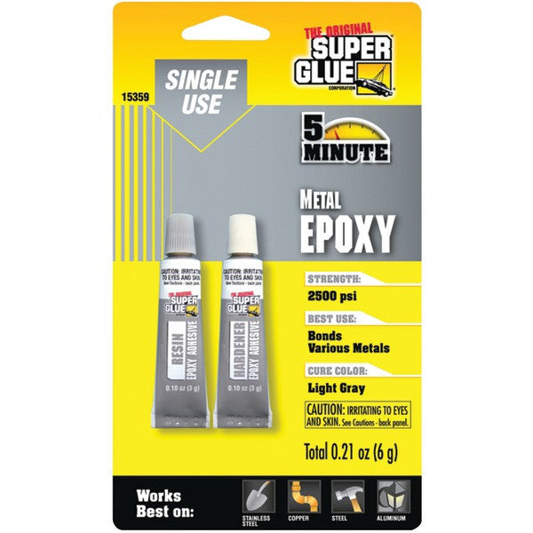 SUPER GLUE 15359 Single-Use Epoxy Tubes for Metal For Discount