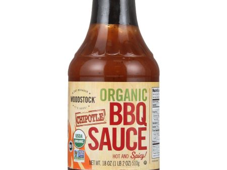 Woodstock Bbq Sauce - Organic - Chipotle - 18 Oz - Case Of 12 Online