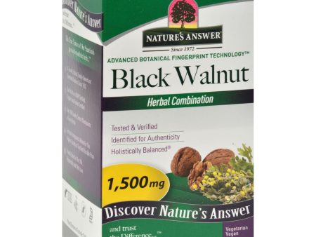 Nature s Answer Black Walnut Complex - 90 Vegetarian Capsules Cheap