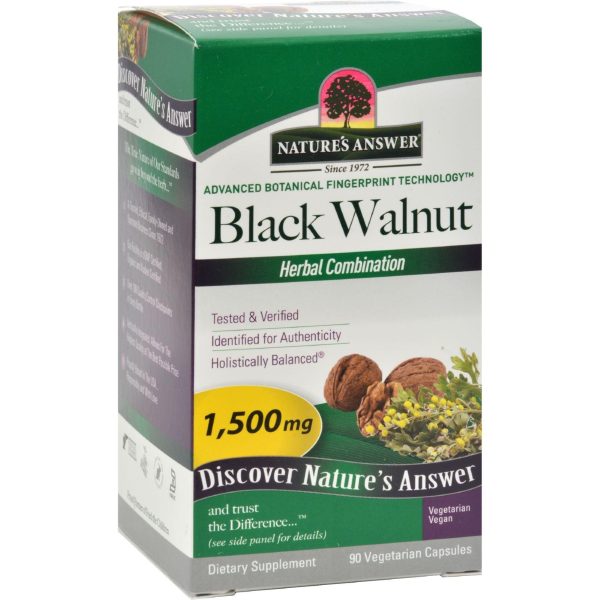 Nature s Answer Black Walnut Complex - 90 Vegetarian Capsules Cheap