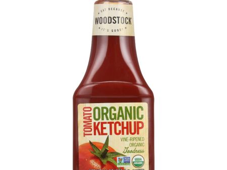 Woodstock Ketchup - Organic - Tomato - 14 Oz - Case Of 16 Fashion