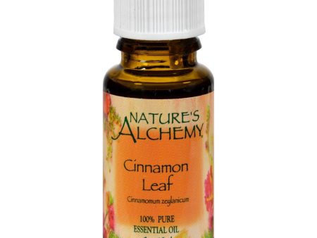 Nature s Alchemy 100% Pure Essential Oil Cinnamon Leaf - 0.5 Fl Oz Online Hot Sale