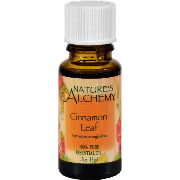 Nature s Alchemy 100% Pure Essential Oil Cinnamon Leaf - 0.5 Fl Oz Online Hot Sale