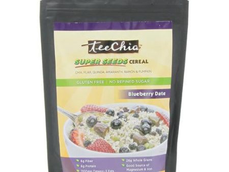 Teechia Cereal - Super Seeds - Blueberry Date - 10.6 Oz - 1 Case Cheap