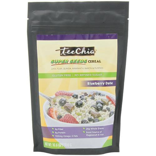 Teechia Cereal - Super Seeds - Blueberry Date - 10.6 Oz - 1 Case Cheap