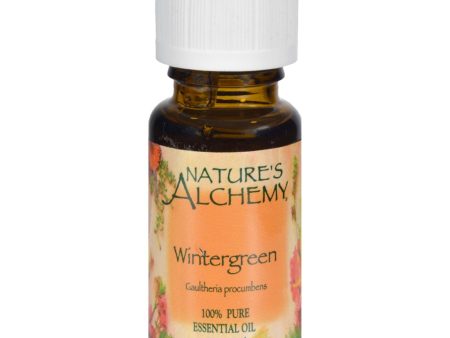 Nature s Alchemy 100% Pure Essential Oil Wintergreen - 0.5 Fl Oz Hot on Sale