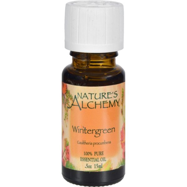 Nature s Alchemy 100% Pure Essential Oil Wintergreen - 0.5 Fl Oz Hot on Sale