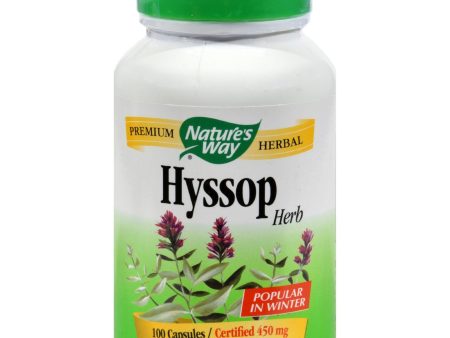 Nature s Way Hyssop Herb - 100 Caps Online