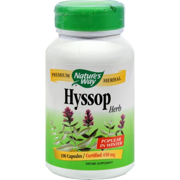 Nature s Way Hyssop Herb - 100 Caps Online