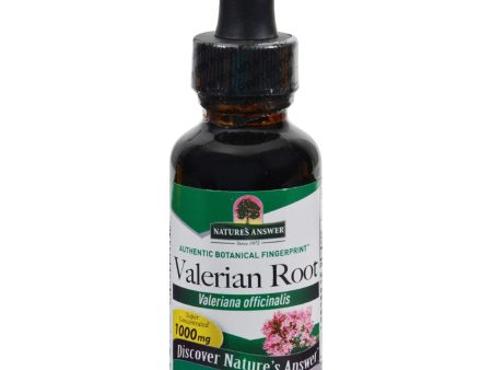 Nature s Answer Valerian Root Alcohol Free - 1 Fl Oz Hot on Sale