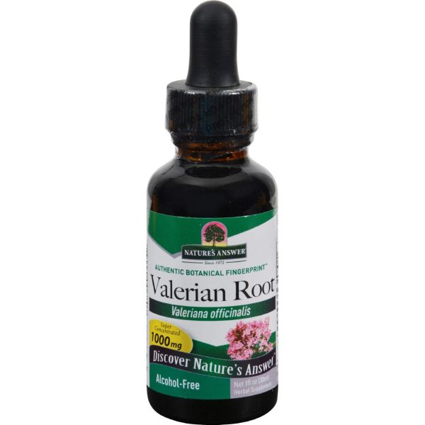 Nature s Answer Valerian Root Alcohol Free - 1 Fl Oz Hot on Sale