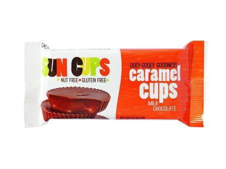 Suncup Sunflower Butter Cups - Milk Chocolate Caramel - 1.5 Oz - Case Of 12 Online Sale