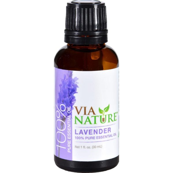 Via Nature Essential Oil - 100 Percent Pure - Lavender - Single - 1 Fl Oz For Cheap