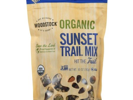 Woodstock Trail Mix - Organic - Sunset Mix - 10 Oz - Case Of 8 Fashion