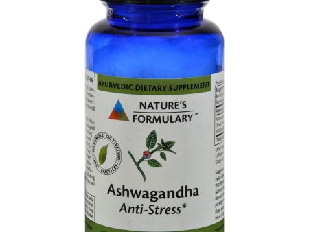 Nature s Formulary Ashwagandha - 60 Vegetarian Capsules on Sale