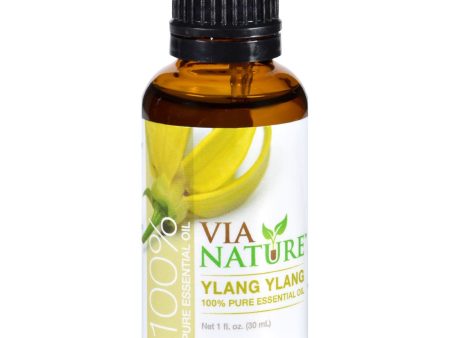 Via Nature Essential Oil - 100 Percent Pure - Ylang Ylang - 1 Fl Oz Online Sale