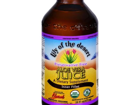 Lily Of The Desert Organic Aloe Vera Juice Inner Fillet - 16 Fl Oz Discount