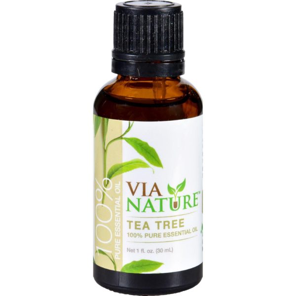 Via Nature Essential Oil - 100 Percent Pure - Tea Tree - Single - 1 Fl Oz Cheap