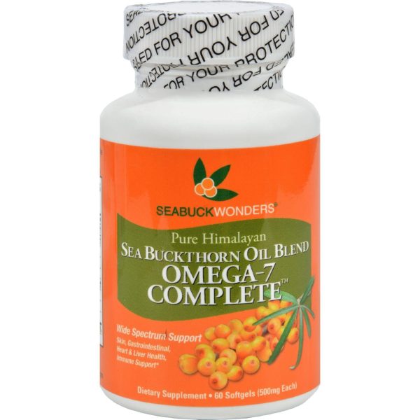 Seabuck Wonders Sea Buckthorn Omega 7 Complete - 500 Mg - 60 Softgels Online