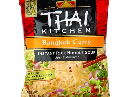 Thai Kitchen Instant Rice Noodle Soup - Bangkok Curry - Medium - 1.6 Oz - Case Of 6 Supply