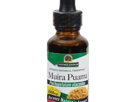 Nature s Answer Muira Puama Root - 1 Fl Oz For Cheap