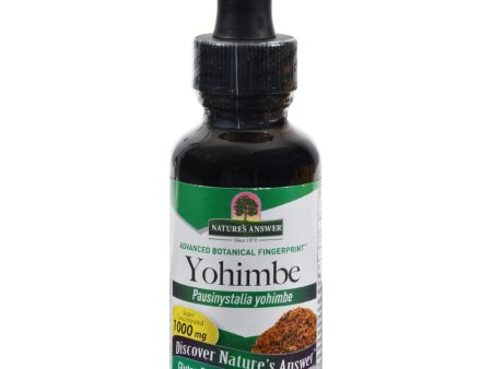 Nature s Answer Yohimbe Bark Alcohol Free - 1 Fl Oz Online Hot Sale