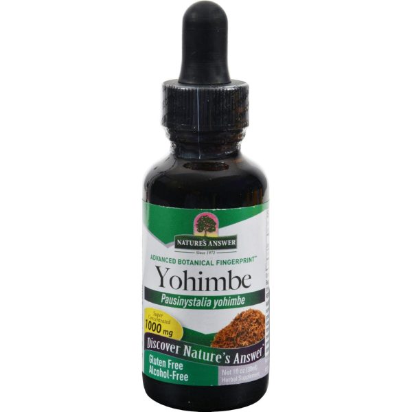 Nature s Answer Yohimbe Bark Alcohol Free - 1 Fl Oz Online Hot Sale