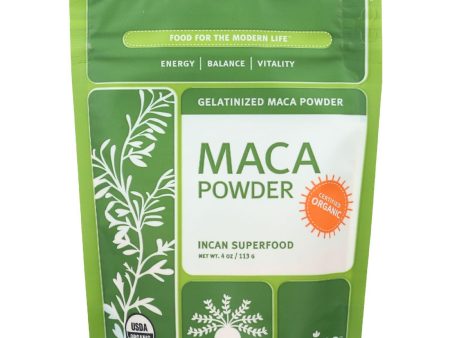 Navitas Naturals Maca Powder - Organic - Gelatinized - 4 Oz - Case Of 12 For Discount