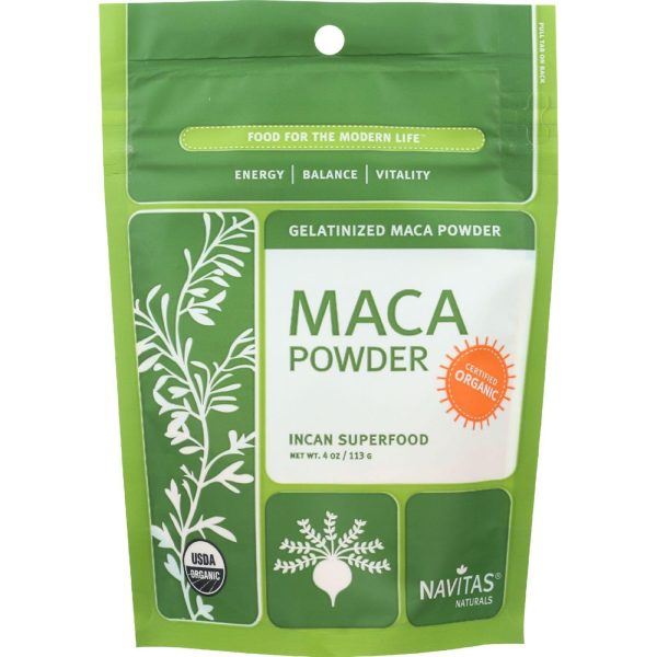 Navitas Naturals Maca Powder - Organic - Gelatinized - 4 Oz - Case Of 12 For Discount