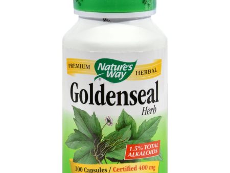 Nature s Way Goldenseal Herb - 100 Capsules For Sale