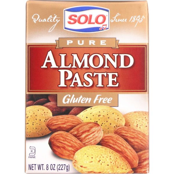 Solo Almond Paste - 8 Oz - Case Of 12 Sale