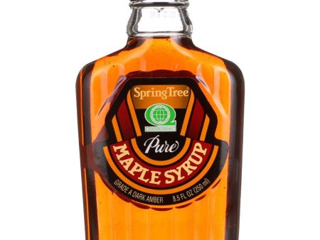 Spring Tree Maple Syrup - Organic - Grade A - Glass Bottle - 8.5 Oz - Case Of 12 For Cheap