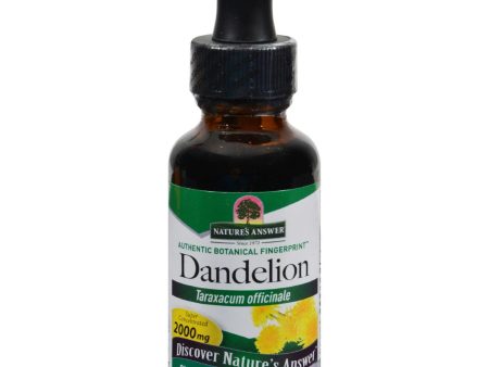 Nature s Answer Af Dandelion Root - 1 Fl Oz Cheap