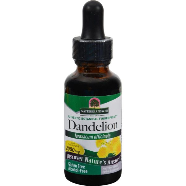 Nature s Answer Af Dandelion Root - 1 Fl Oz Cheap