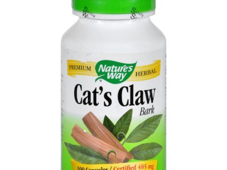 Nature s Way Cats Claw Bark - 100 Capsules Online now