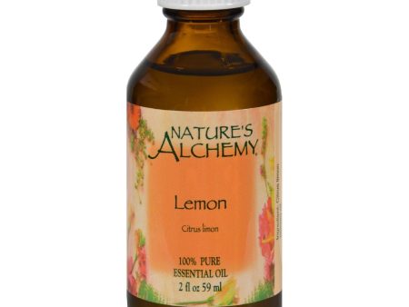 Nature s Alchemy 100% Pure Essential Oil Lemon - 2 Fl Oz Online Hot Sale