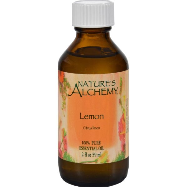 Nature s Alchemy 100% Pure Essential Oil Lemon - 2 Fl Oz Online Hot Sale