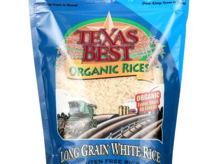 Texas Best Organics Rice - Organic - Long Grain White - 32 Oz - Case Of 6 Online now