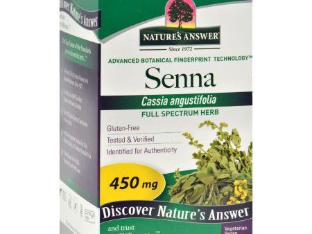 Nature s Answer Senna Leaf - 90 Capsules on Sale